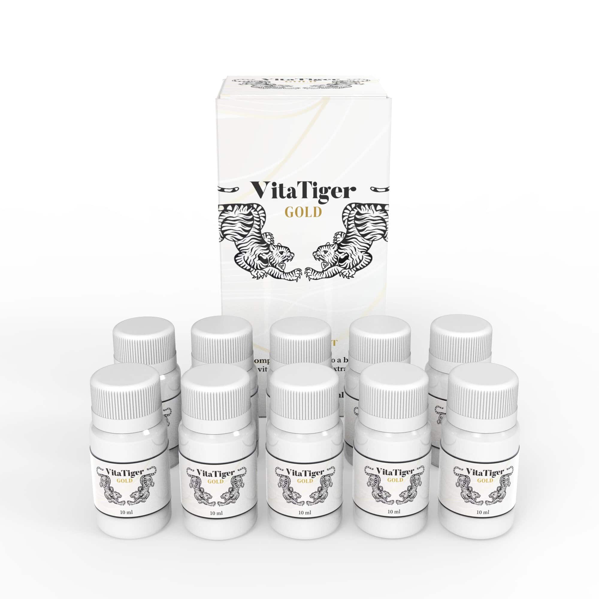 VITATIGER GOLD – 10 Viales x 10 ml (100 ml | 10 Dosis)